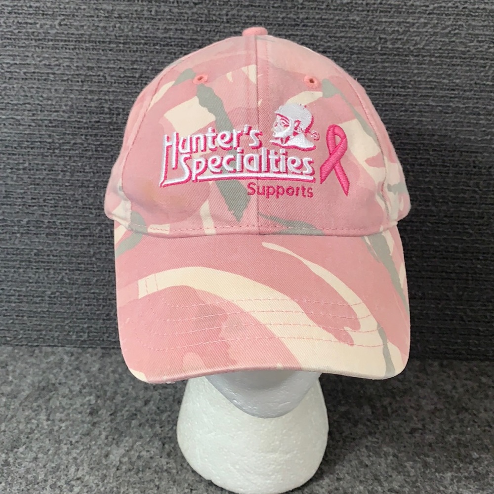 Hunter's Specialties Supports Breast Cancer Baseball Hat Women's OSFA Pink Camo